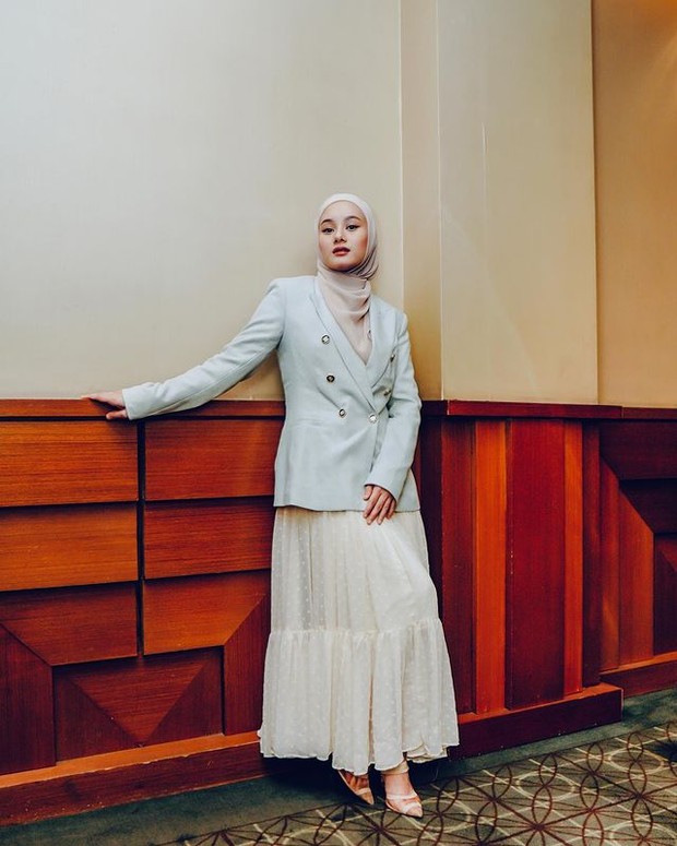 OOTD kondangan selebriti berhijab/Foto: Instagram.com OOTD kondangan selebriti berhijab