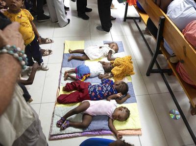 Potret Anak-anak Haiti yang Diserang Wabah Kolera