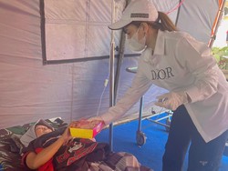 Gempa Cianjur, Rea Wiradinata Mudik dan Jadi Relawan