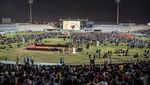 Antusias Buruh Migran Nobar Piala Dunia dari Hasil Keringat