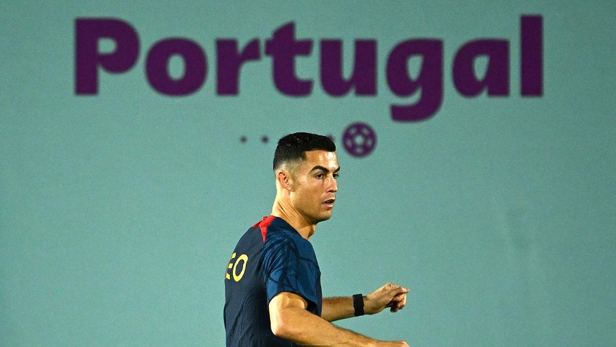 Cristiano Ronaldo resmi merilis NFT miliknya (Getty Images/Clive Mason)