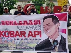 Relawan Kobar Api Kupang Deklarasi Andika Perkasa Capres 2024
