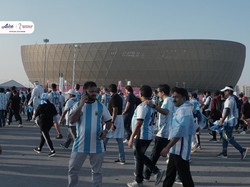 Mana Messi, Mana Messi Menggema di Lusail