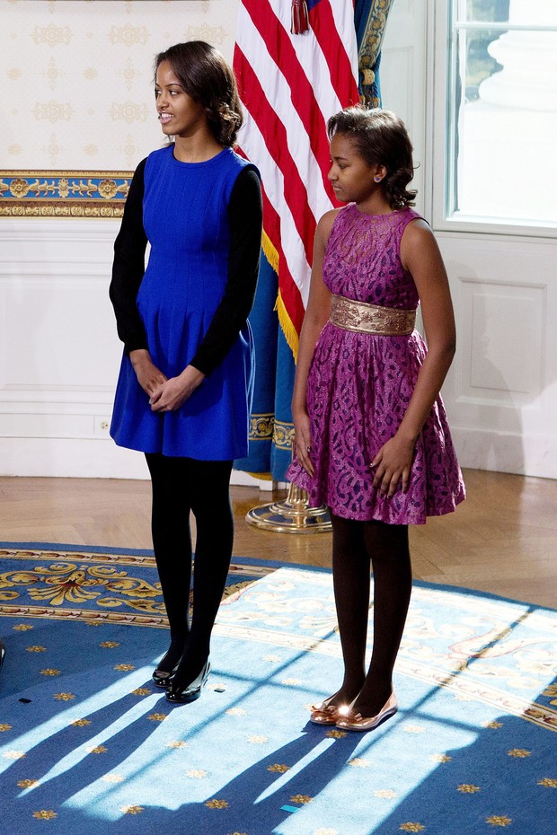 Malia y Sasha Obama/