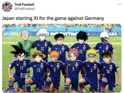 Meme Jepang Libas Jerman, yang Main Naruto Sampai Tsubasa