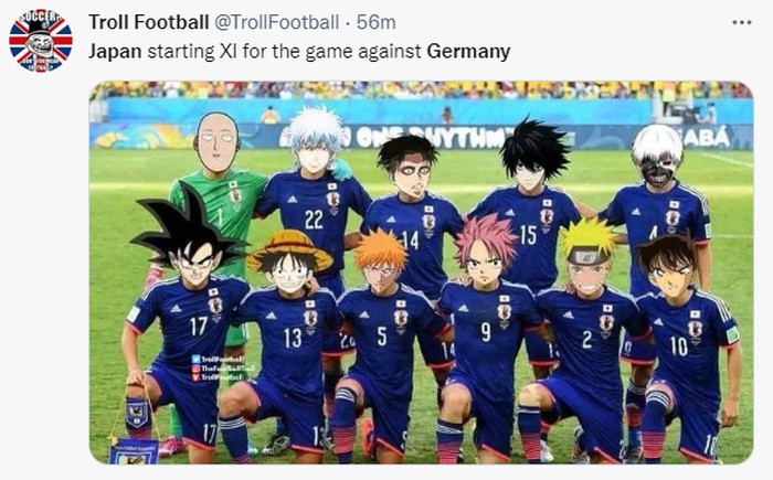 Meme duel Jerman vs Jepang di Piala Dunia 2022.