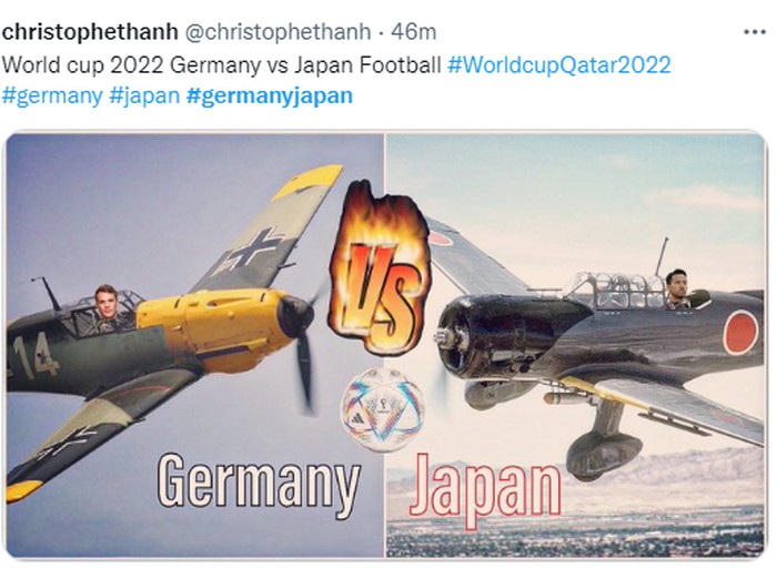 Meme duel Jerman vs Jepang di Piala Dunia 2022.