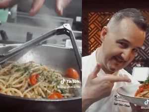Mudah Ditiru! Chef Ini Bagikan Tips Bikin Pasta Aglio Olio Halal yang Enak
