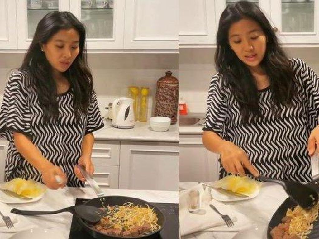 Potret Dapur Olivia Zalianty yang Bernuansa Putih Elegan Potret Dapur Olivia Zalianty yang Bernuansa Putih Elegan