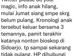 4 Pelajar di Pasuruan Dilaporkan Hilang