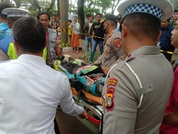 Pembalap Kecelakaan Saat Balapan di Arena Road Race di Tangerang