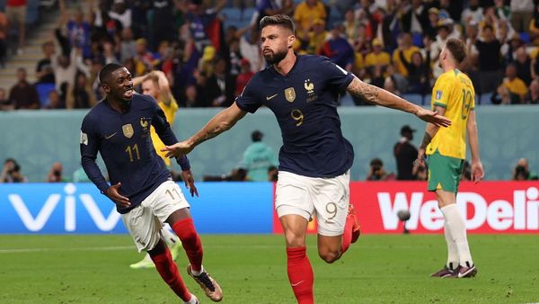 Prancis Pesta Gol dan Cetak Rekor Usai Kalahkan Australia