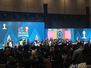 Akbar Himawan Buchari Unggul di Munas HIPMI, Pendukung Masuki Forum Akbar Himawan Buchari Unggul di Munas HIPMI, Pendukung Masuki Forum