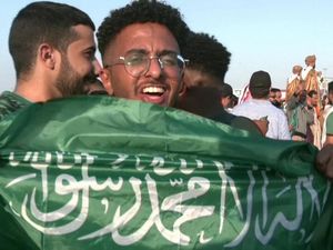 Suporter Saudi Setelah Menang dari Argentina: Mana Messi?