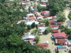 Banjir Masih Merendam Batu Bara meski Pintu Air Dibersihkan