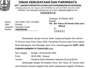 Rombongan Rubicon Punya Bukti Undangan Acara di Bromo dari Disbudpar Jatim Rombongan Rubicon Punya Bukti Undangan Acara di Bromo dari Disbudpar Jatim