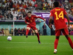 Pesta gol Spanyol berlanjut pada menit ke-75. Kali ini Gavi yang mencatatkan namanya di papan skor. Menerima crossing dari Alvaro Morata, gelandang Barcelona itu melepaskan tembakan voli yang bersarang telak di sudut kanan gawang Kosta Rika.