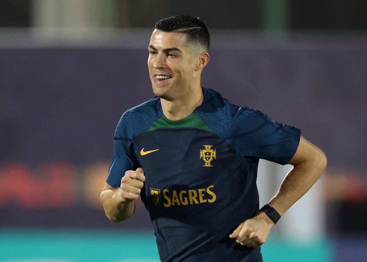 Cristiano Ronaldo mengejar sebuah sejarah di Piala Dunia 2022. (Foto: REUTERS/Carl Recine)