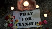 Mahasiswa Gelar Doa Bersama untuk Korban Gempa Cianjur
