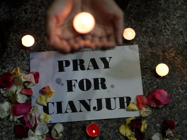 Mahasiswa Gelar Doa Bersama untuk Korban Gempa Cianjur
