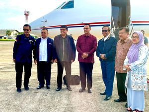 Mahfud Md Unggah Foto Bareng Anies hingga JK Menuju Munas KAHMI di Palu
