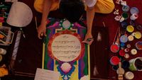 Momen Para Santri Nasional Ikuti Lomba Kaligrafi di Solo
