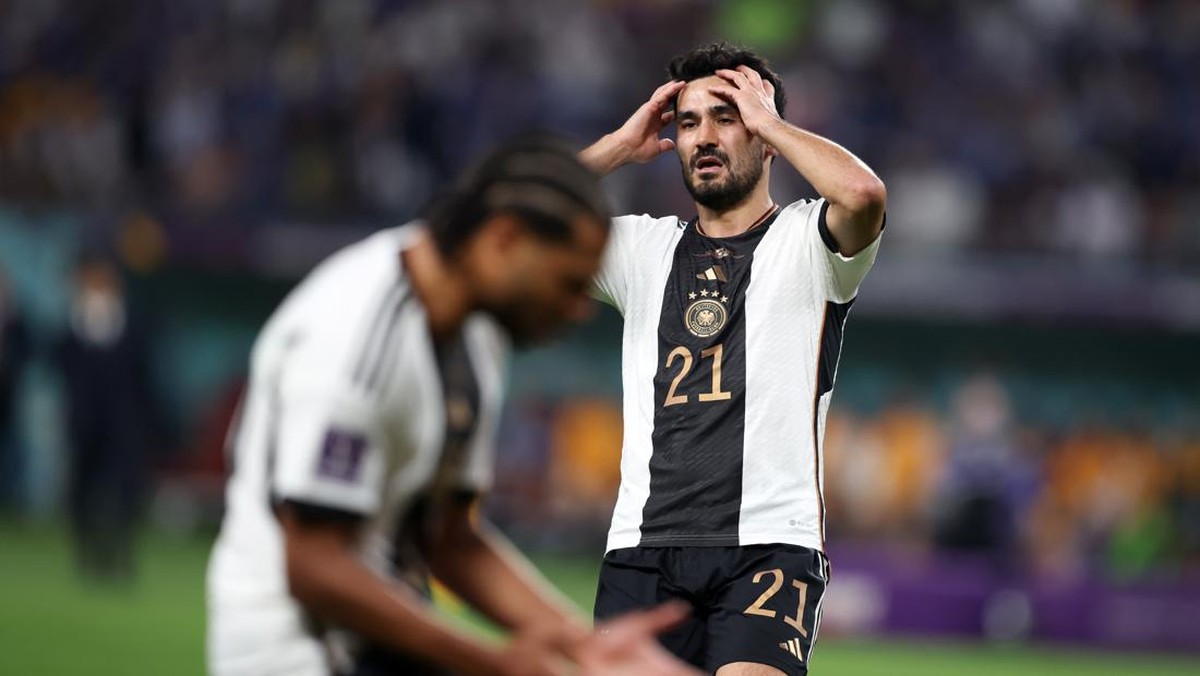 Jerman dibungkam Jepang 1-2 di Piala Dunia 2022. (Foto: Corbis via Getty Images/Stefan Matzke - sampics)
