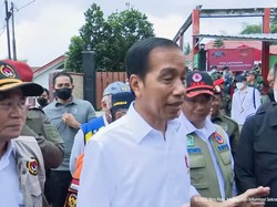 Jokowi Cek Lokasi Paling Parah Terdampak Gempa di Cianjur