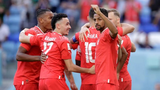Swiss menghadapi Kamerun di Stadion Al Janoub, Al Wakrah, pada Kamis (24/11/2022) sore WIB. Swiss menang tipis dengan skor akhir 1-0.