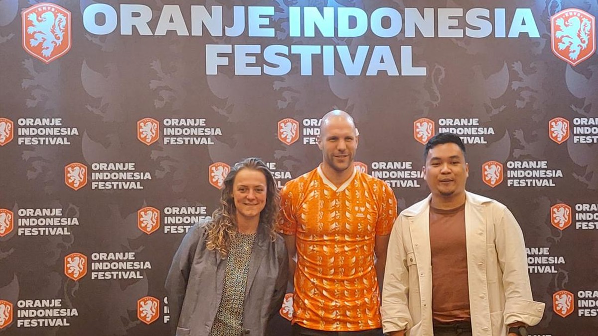 KNVB akan menggelar nobar pertandingan Piala Dunia 2022 antara Belanda vs Ekuador. (Foto: Muhammad Robbani)