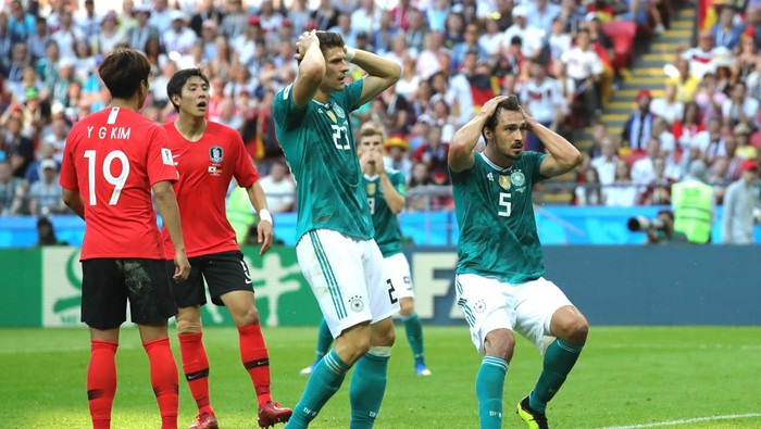 Mimpi buruk timnas Jerman di Piala Dunia 2018 kembali terulang saat melawan Jepang di Piala Dunia 2022. Saat itu Jerman kalah 0-2 dari Korea Selatan.