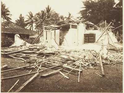 Potret Lawas Gempa Cianjur 1897