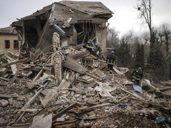 Rentetan Serangan Rusia Kembali Hantam Ukraina, Termasuk Ibu Kota