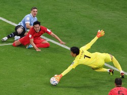 Laga ini menjadi hasil 0-0 keempat dalam Piala Dunia 2022. Reuters/Molly Darlington 