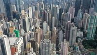 Wow, Begini Padatnya Gedung Pencakar Langit di Hong Kong