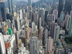 Wow, Begini Padatnya Gedung Pencakar Langit di Hong Kong