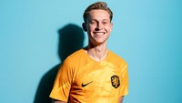 Selanjutnya adalah Frenkie de Jong dari Timnas Belanda. Pemain Barcelona ini menjadi pemain muda termahal di dunia. (Shaun Botterill/Getty Images)  