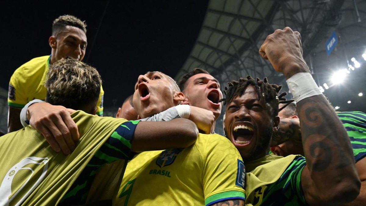 Brasil pimpin klasemen Grup G Piala Dunia 2022. (Foto: AFP via Getty Images/NELSON ALMEIDA)
