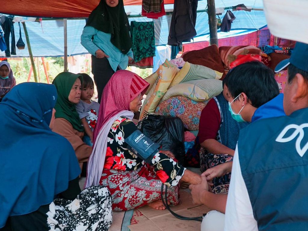 BUMN Sediakan Tes Kesehatan Gratis buat Korban Gempa Cianjur