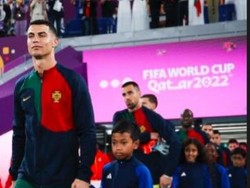Ronaldo Gandeng Bocah Indonesia di Laga Portugal Vs Ghana Piala Dunia 2022