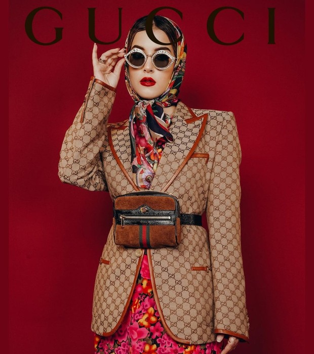 Tasya Farasya melakukan Gucci Challenge/