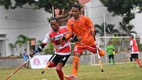 Pertandingan antara Persaj Jakarta dan Persam Madura ini berakhir dengan skor 12-0.