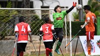 Semangat dari para pemain terlihat di atas lapangan
