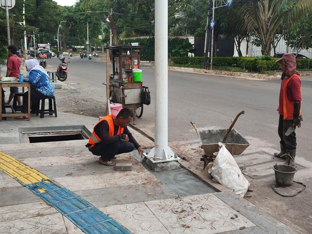 Kabel Lampu Jalan Sepanjang 100 Meter di Jakpus Hilang, Diduga Dicuri