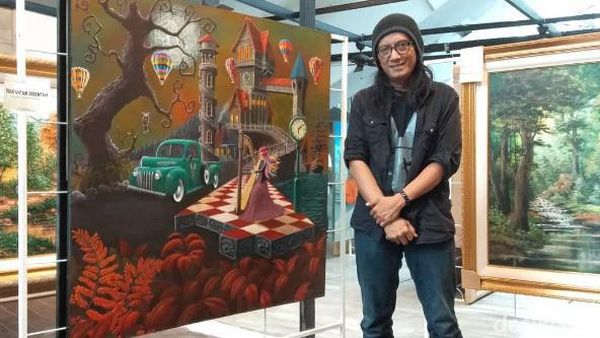 Lukisan Karya Eks Gitaris Band Rock Ini Bikin Kolektor Pada Ngelirik