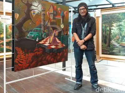Lukisan Karya Eks Gitaris Band Rock Ini Bikin Kolektor Pada Ngelirik