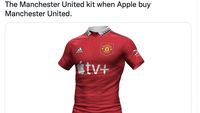 Meme Kocak MU Dibeli Apple, Logo Setan Merah Jadi Kroak