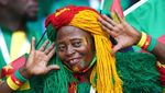 Ngejrengnya Suporter Kamerun