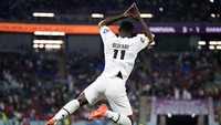 Ronaldo sendiri sudah ditarik keluar Portugal ketika Osman Bukari mencetak golnya. Foto: Getty Images/Matthias Hangst