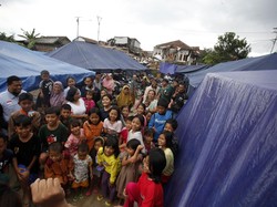 Cegah Penyakit, Pengungsi Gempa Cianjur Diberi Vaksin Tetanus-Flubio
